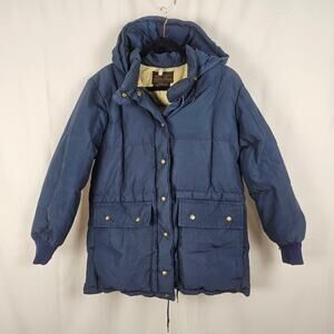 Eddie Bauer Vintage 1970s Goose Down Hooded Parka Jacket Men’s M/L Expeditionary